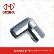 Stainless Steel Glass Door Pipe Corner Connector